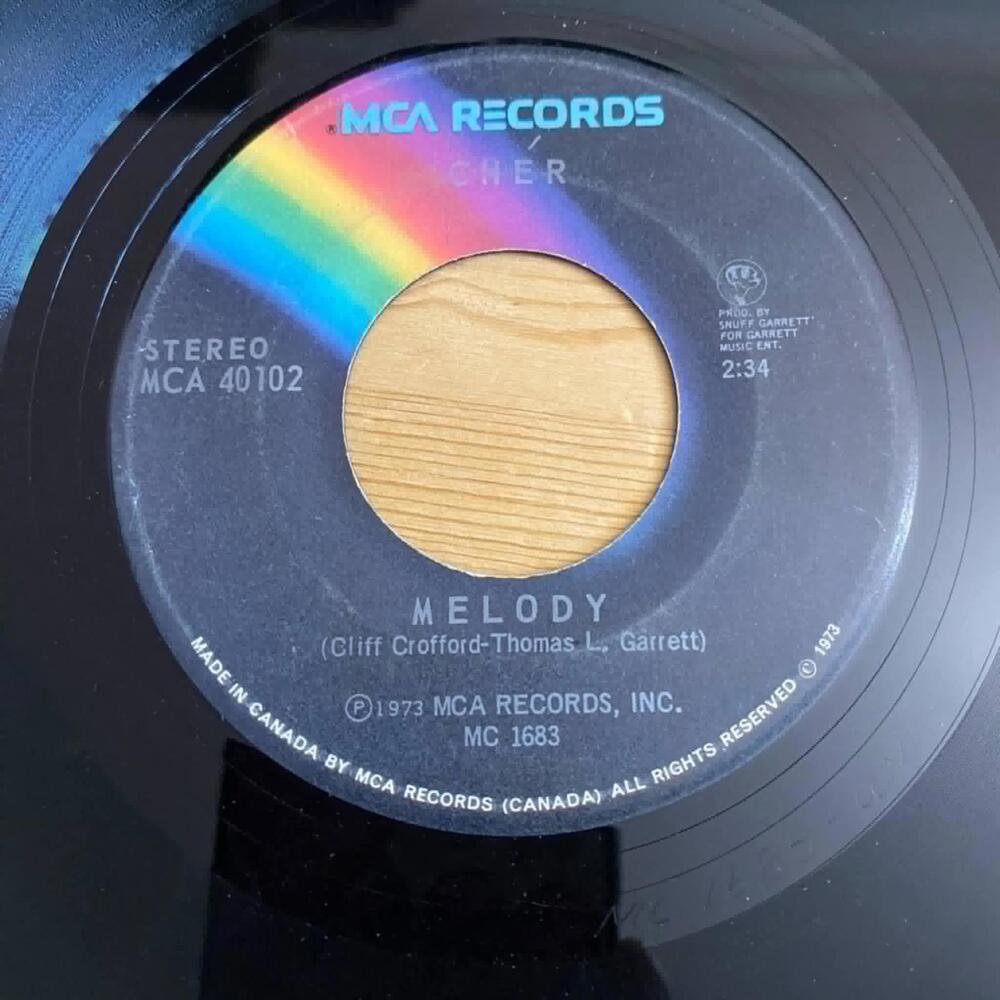 Cher - Melody/Half-Breed MCA 40102 45rpm VG R37